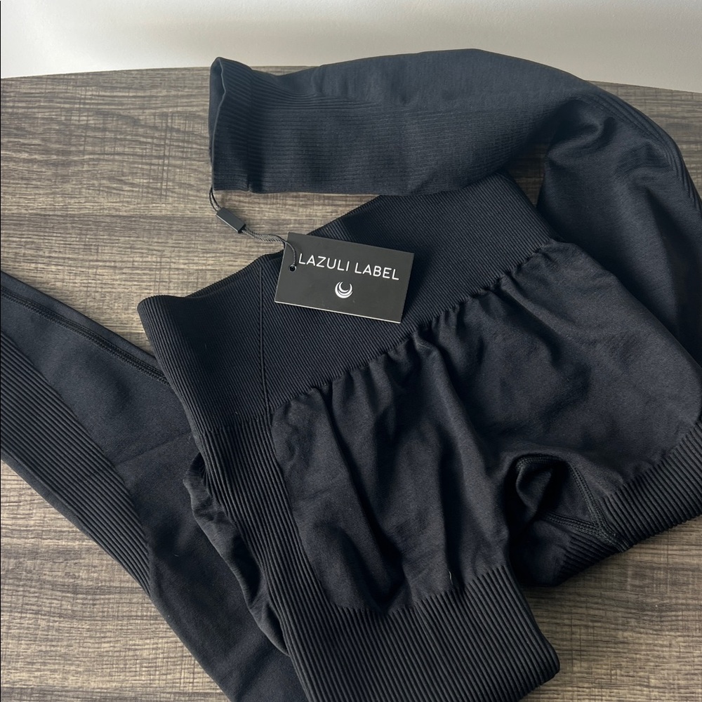 Lazuli Label Black Leggings